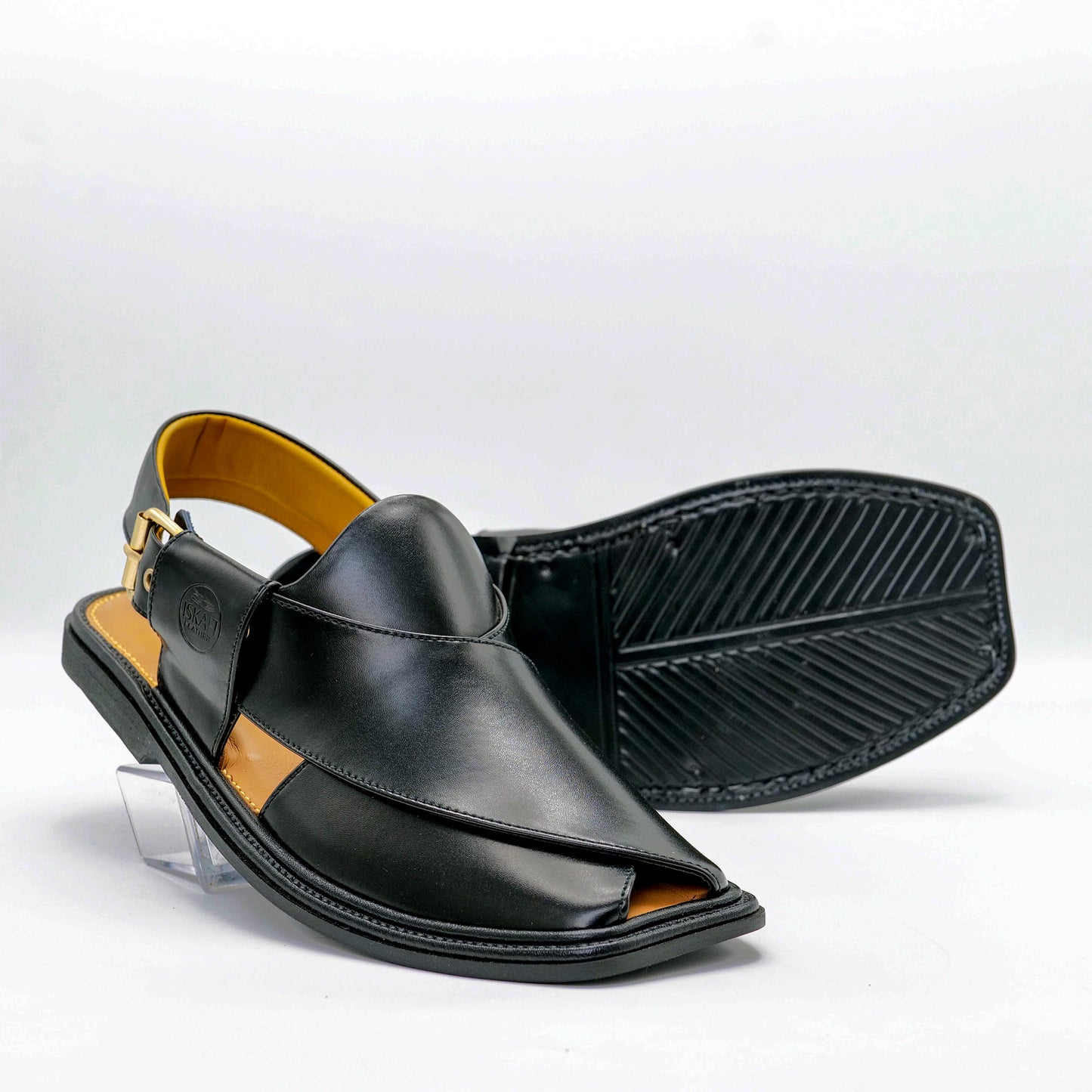 Smart Zalmi 001 Black Simple Chappal