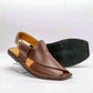 Smart Zalmi 001 Brown Simple Chappal