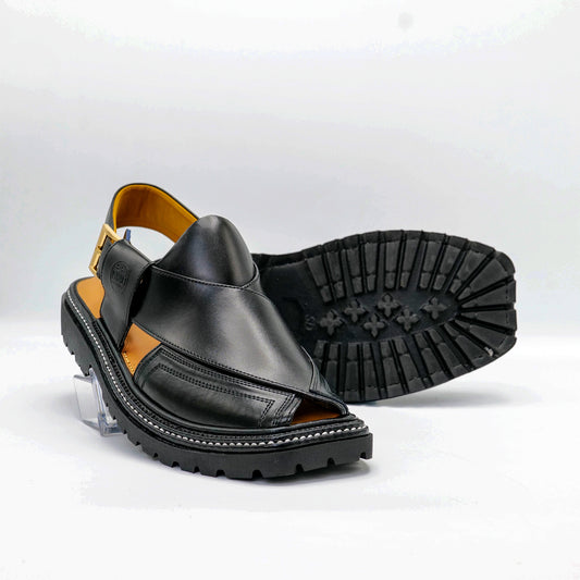 Smart Zalmi 021 Black Simple chappal