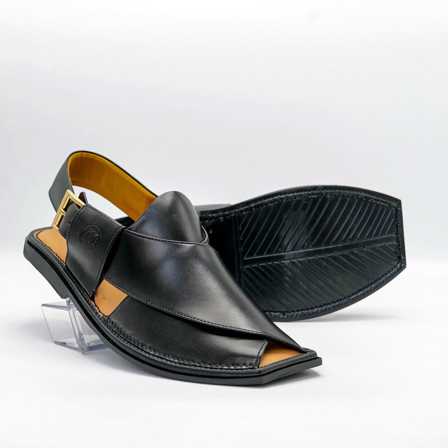 Smart Zalmi 031 Black Simple chappal