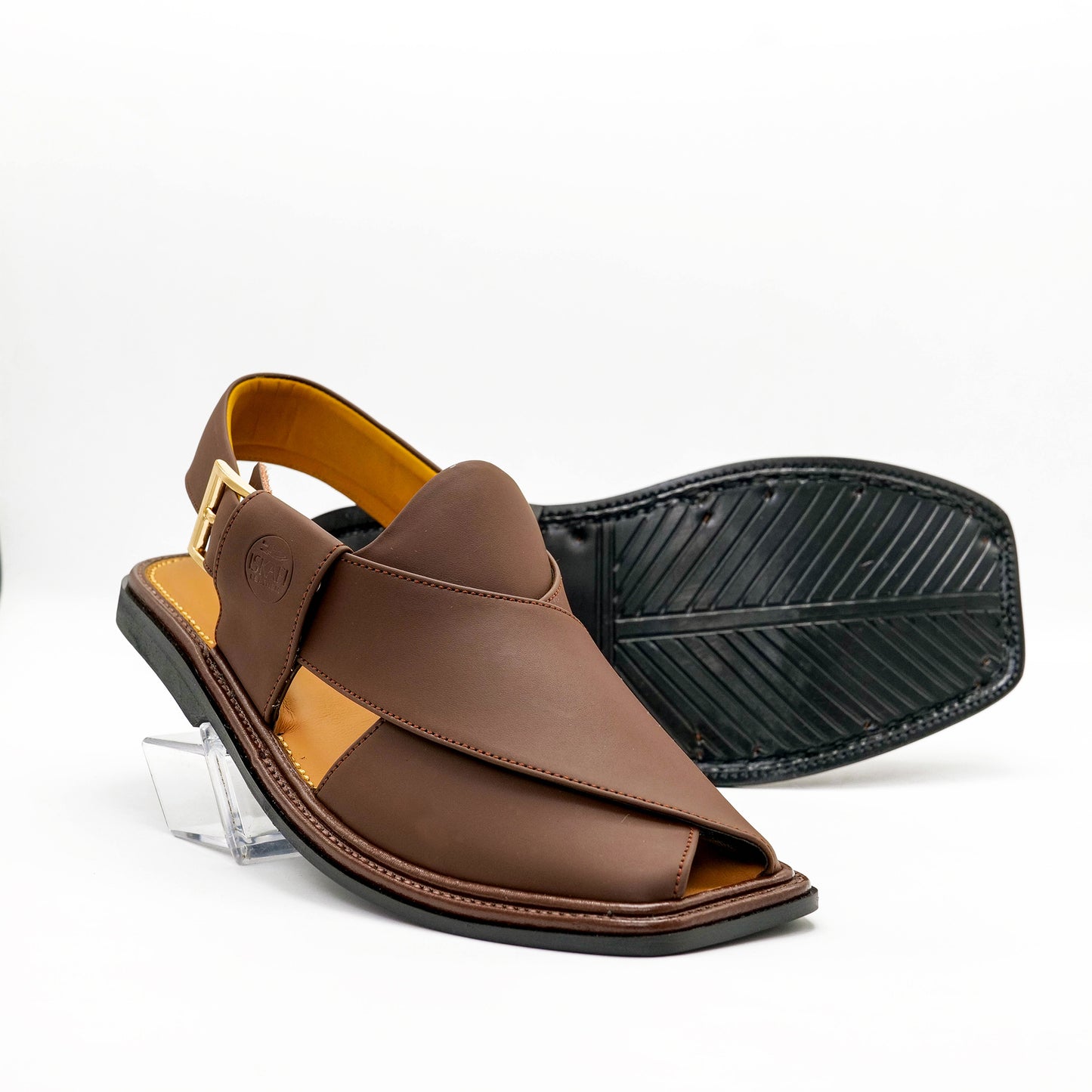Smart Zalmi Chappal 001 Mustard Simple