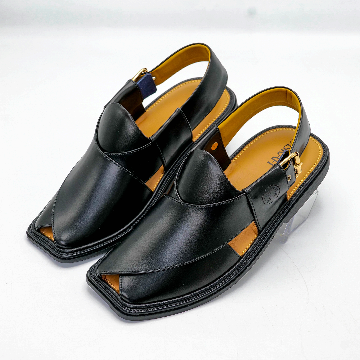 Smart Zalmi 001 Black Simple Chappal