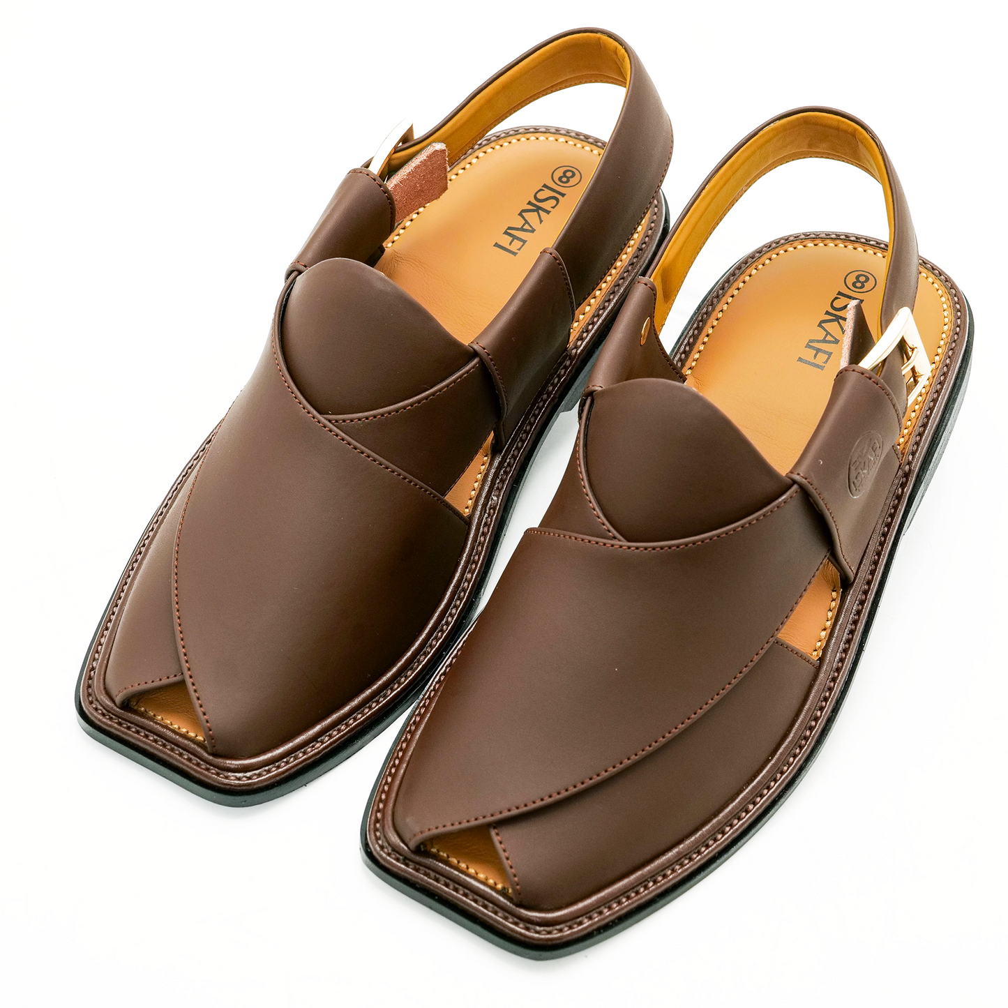Smart Zalmi Chappal 001 Mustard Simple