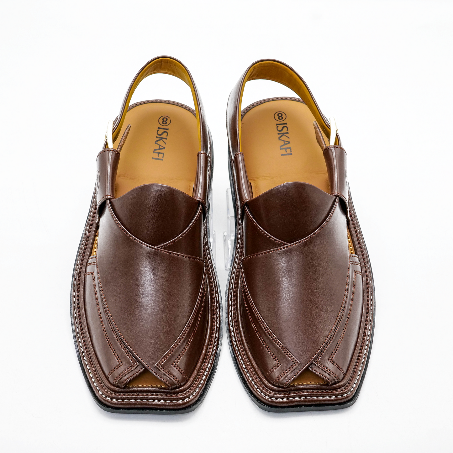 Smart Zalmi 012 Brown Simple Chappal