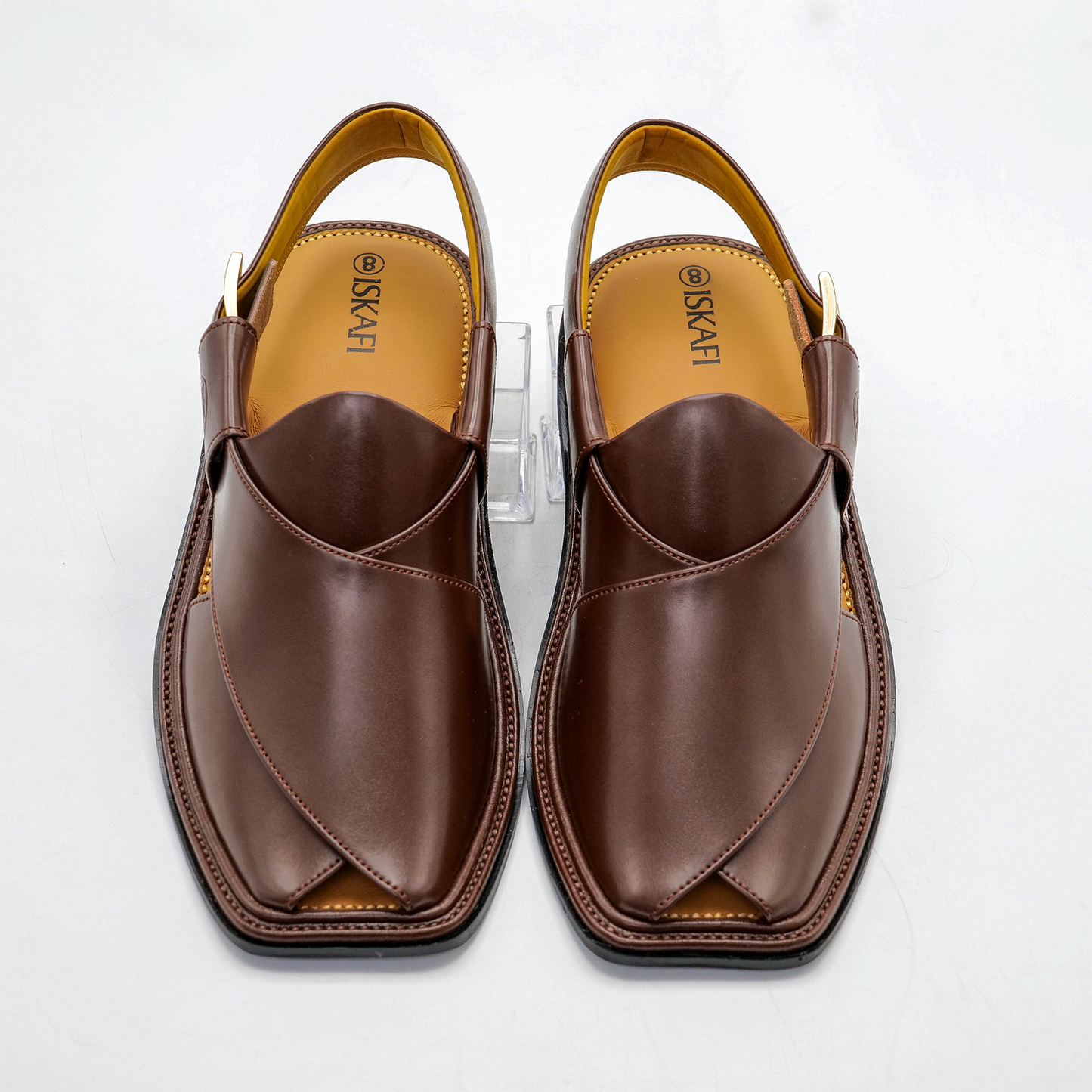 Smart Zalmi 001 Brown Simple Chappal