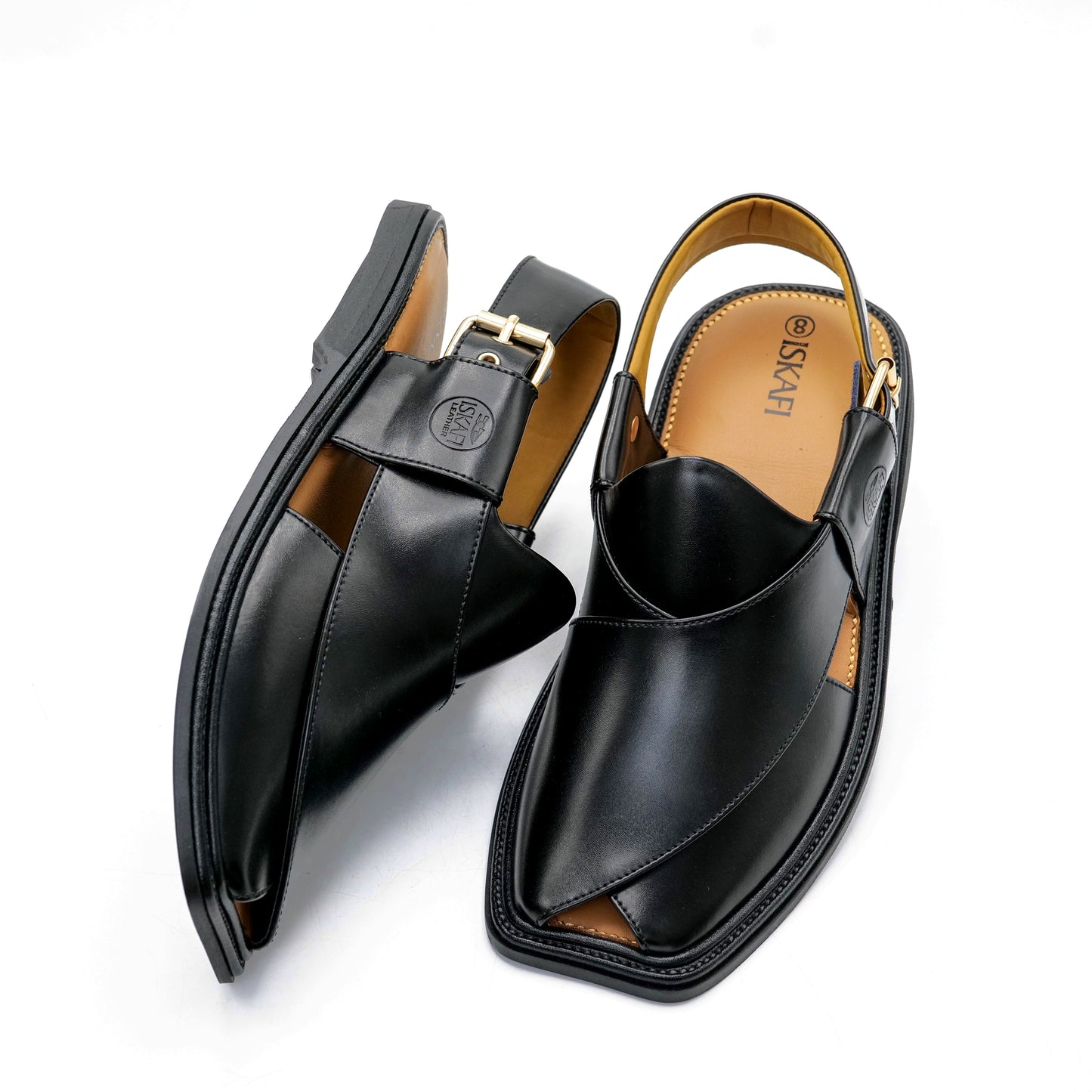 Smart Zalmi 001 Black Simple Chappal