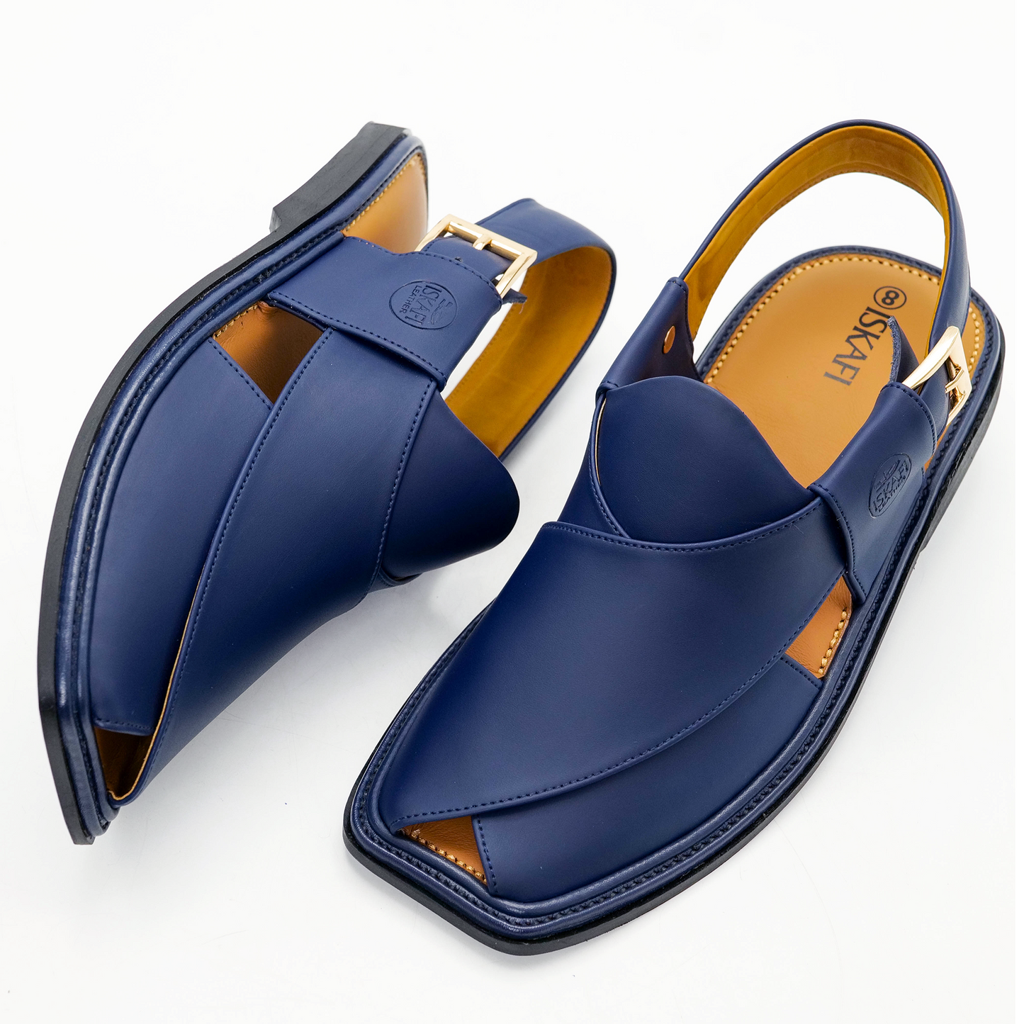 Smart Zalmi 001 Blue Mate Peshawari Chappal