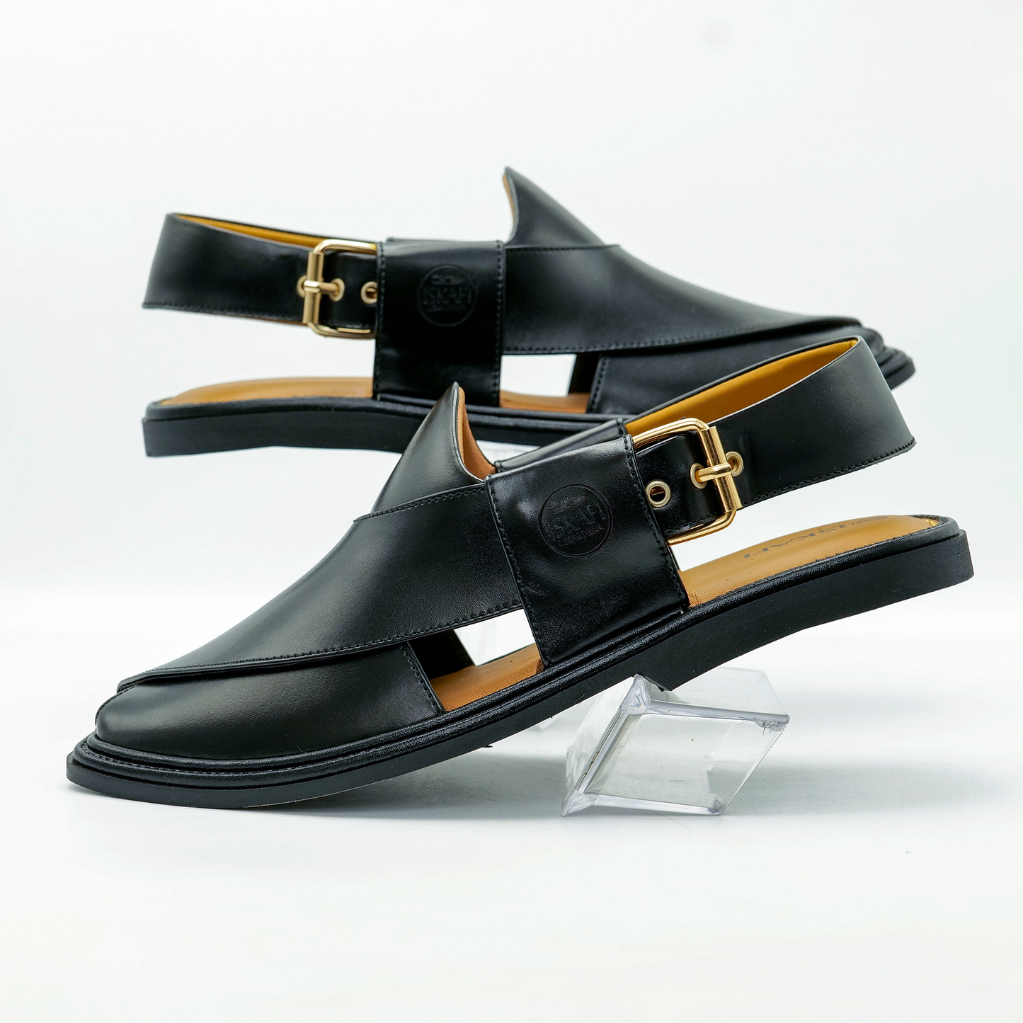 Smart Zalmi 001 Black Simple Chappal