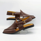 Smart Zalmi 001 Brown Simple Chappal