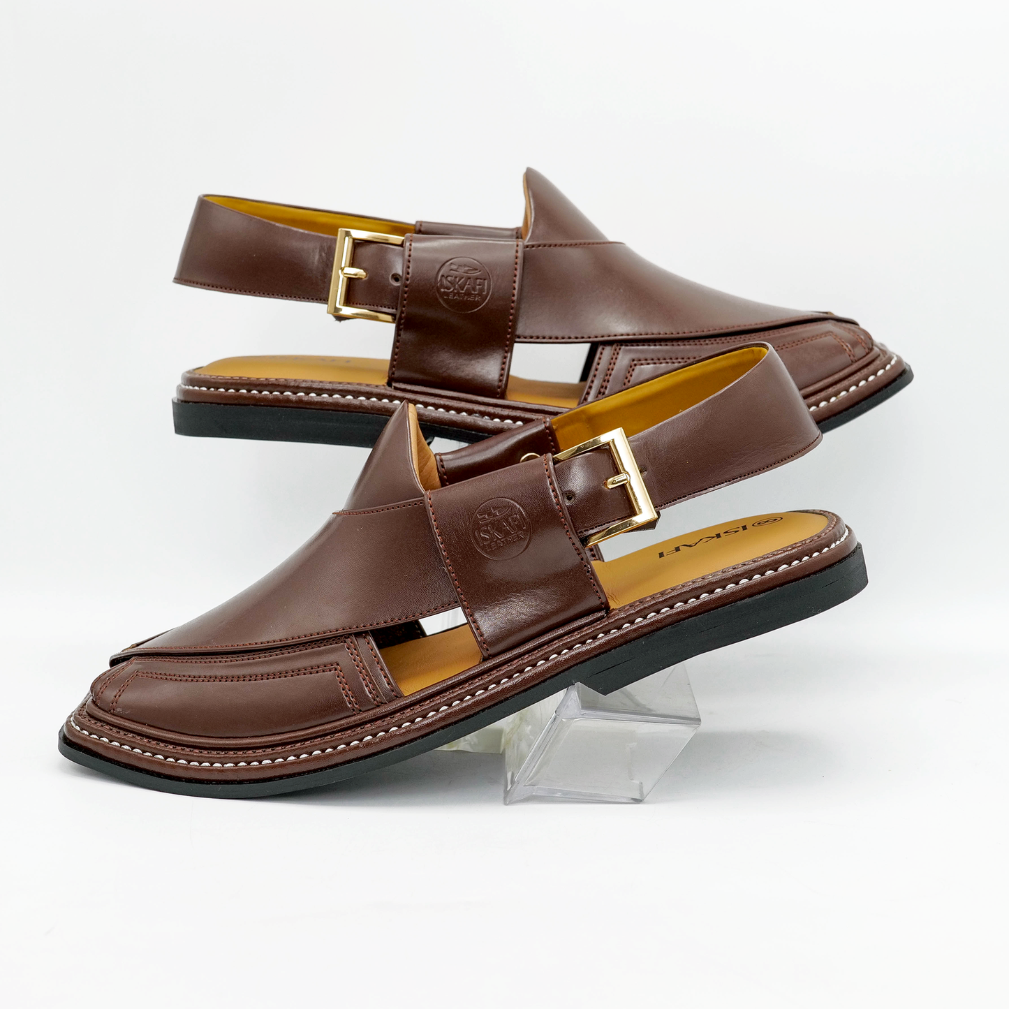 Smart Zalmi 012 Brown Simple Chappal